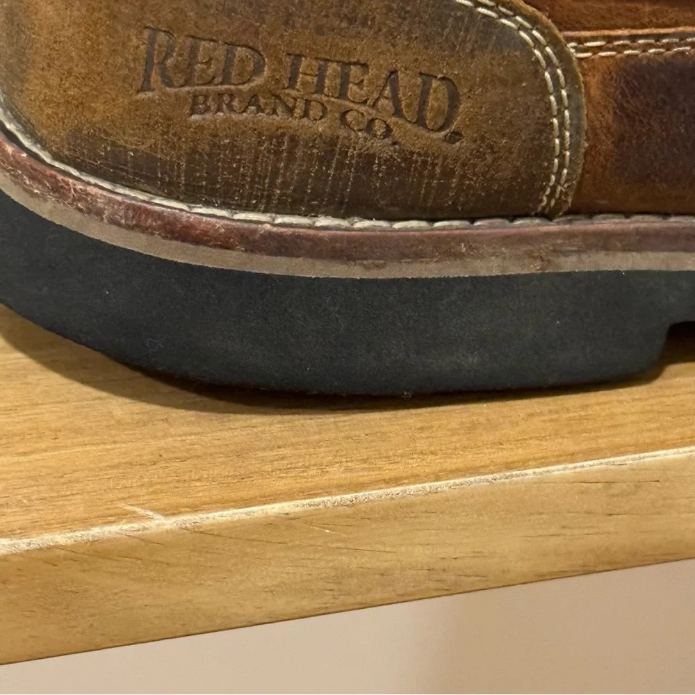REDHEAD BOOTS   SZ 11. RUSSET BONE-DRY MEMBRANE